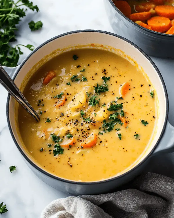Cozy Vegan Carrot Potato Soup 3 Carrot Potato Soup Recipe