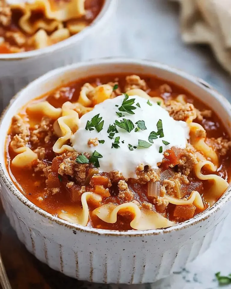 Crockpot Lasagna Soup Recipe