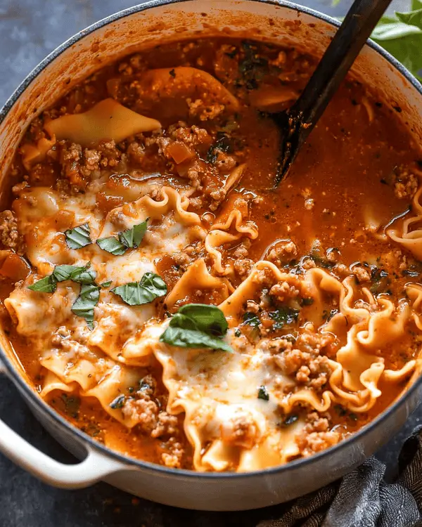 One Pot Lasagna Soup 3 Lasagna Soups Recipes