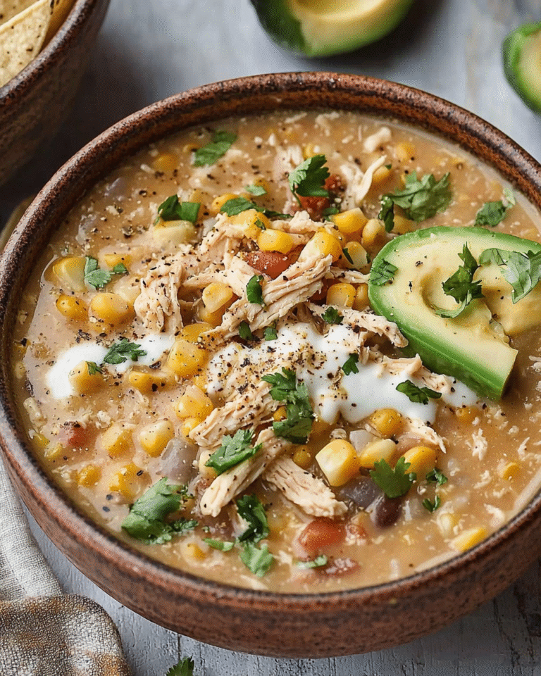 Mexican Street Corn White Chicken Chili