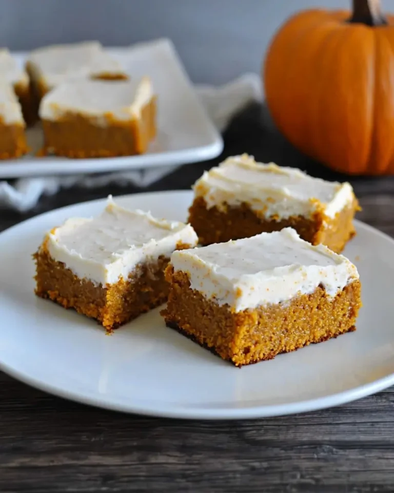 Old Fashioned Pumpkin Bars with Cream Cheese Frosting