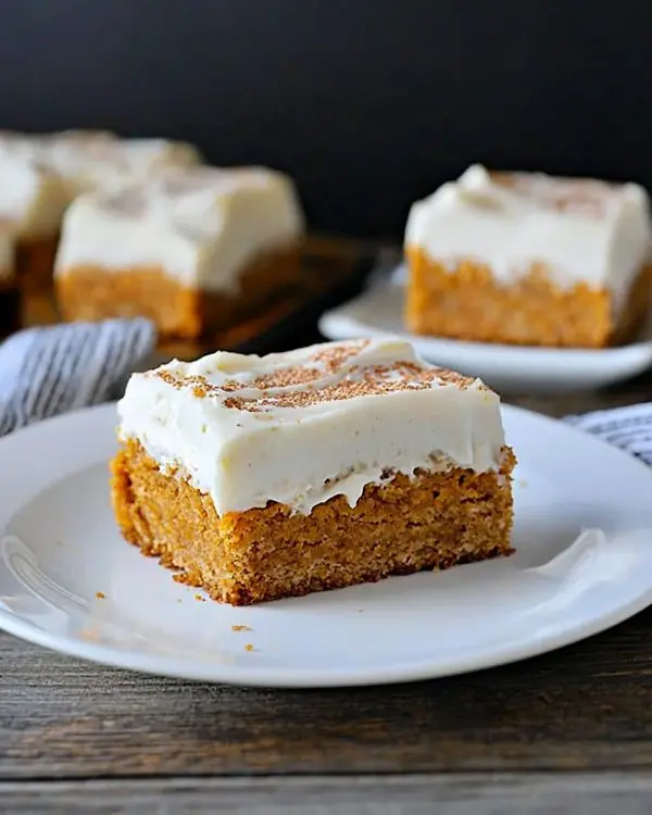 Old Fashioned Pumpkin Bars with Cream Cheese Frosting 4 Old Fashioned Pumpkin Bars with Cream Cheese Frosting Recipe