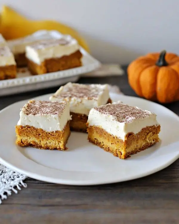 Old Fashioned Pumpkin Bars with Cream Cheese Frosting 3 Old Fashioned Pumpkin Bars