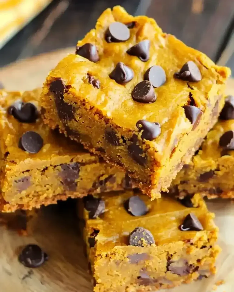 Pumpkin Chocolate Chip Bars