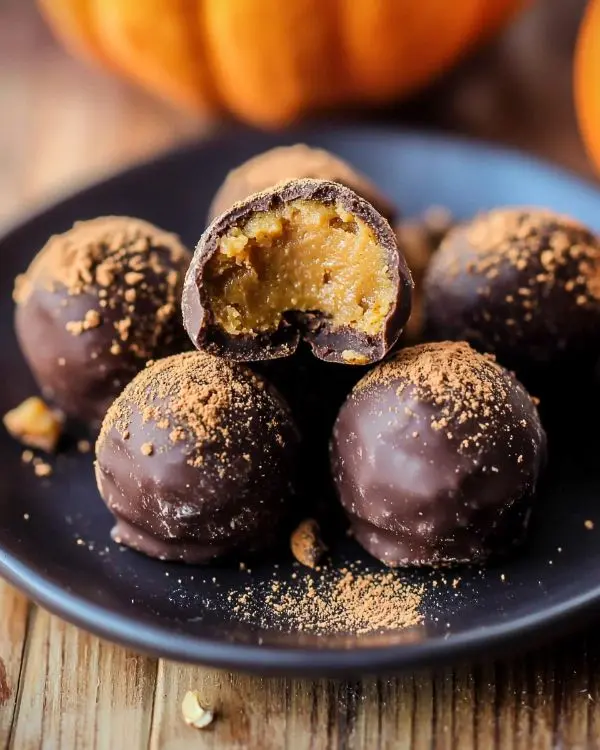 Easy Pumpkin Truffle Recipe 4 Pumpkin Spice Truffles