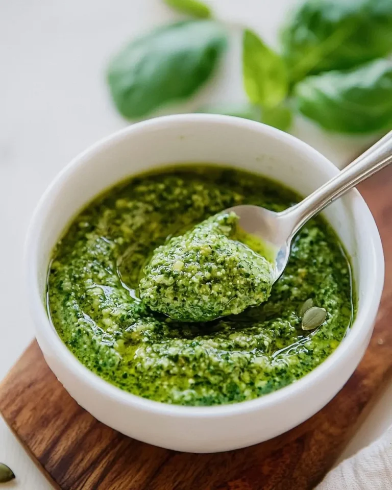 Pumpkin seed pesto without nuts