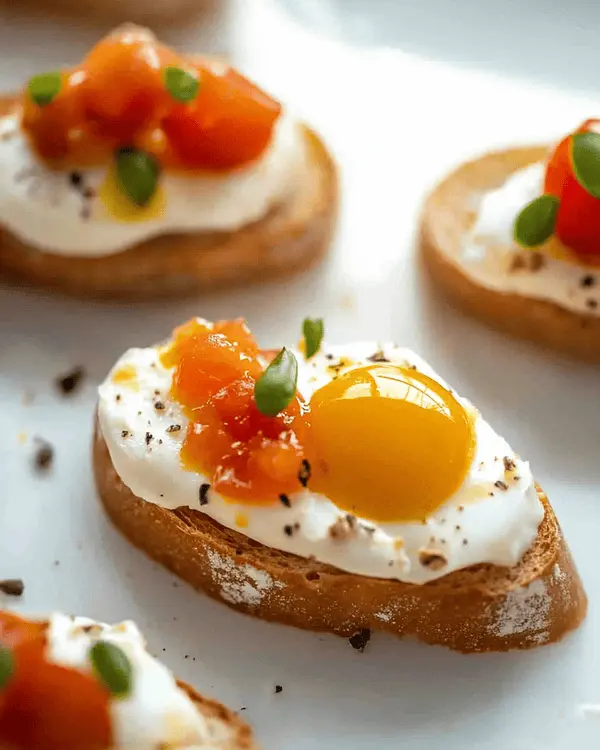 Spicy Honey Drizzled Feta Crostini 4 Appetizer With Fruit