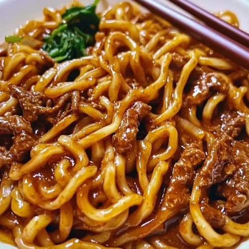Beef Black Pepper Udon 5 Beef Black Pepper Udon
