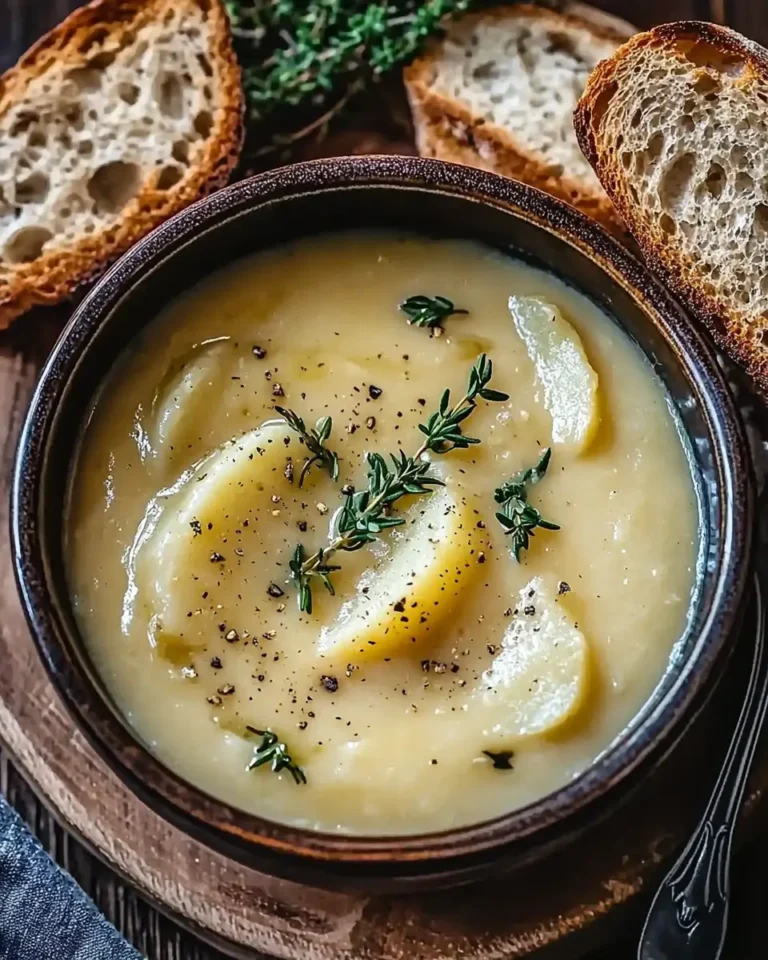 Cheddar Garlic Herb Potato Soup
