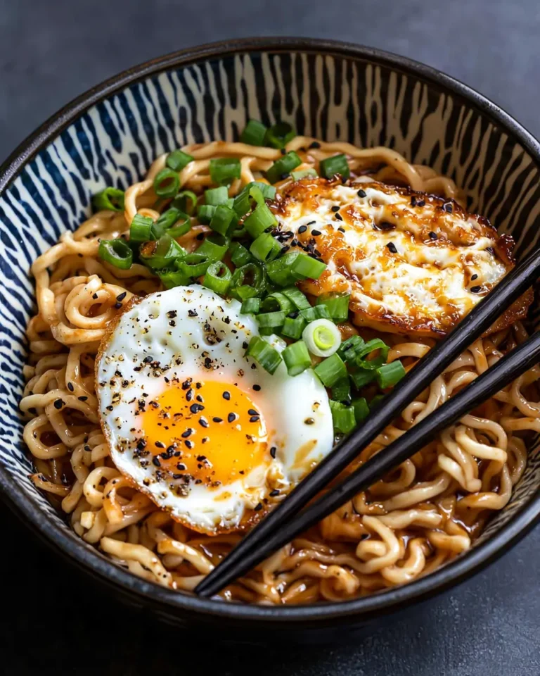 Chili Garlic Udon Noodles