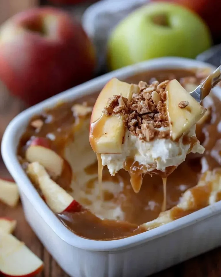 Easy Caramel Apple Cheesecake Dip