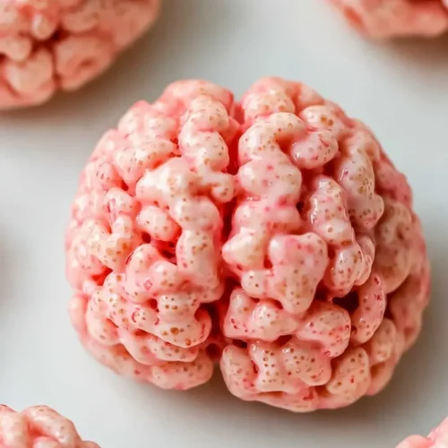 Halloween Brains Marshmallow Rice Krispies