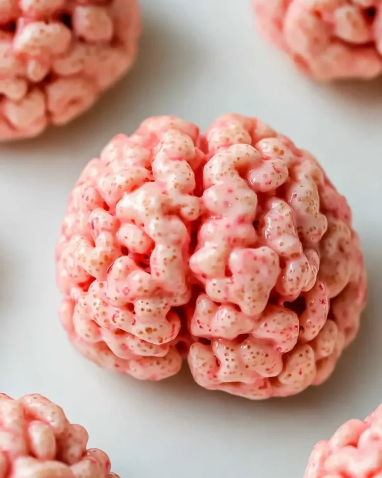 Halloween Brains Marshmallow Rice Krispies