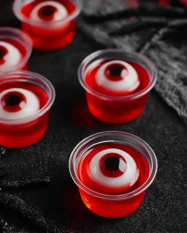 Halloween Eyeball Jello Shots 4 Halloween Eyeball Jello Shots Recipe