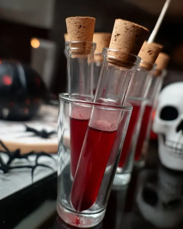 Halloween Test Tube Shots