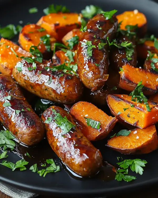 Honey Garlic Sausage Sweet Potatoes 4 Healthy Dinner Recipes Oven Meals