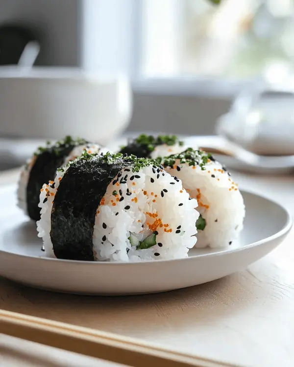 The Perfect Spicy Tuna Onigiri 4 Japanese Sushi