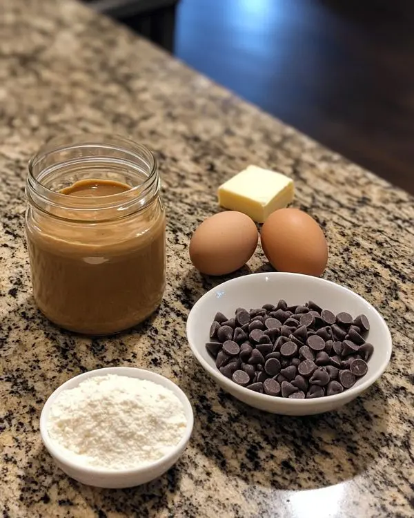 Peanut Butter Cup Copycat Cookies 2 Moist Peanut Butter Chocolate Chip Cookies ingredients
