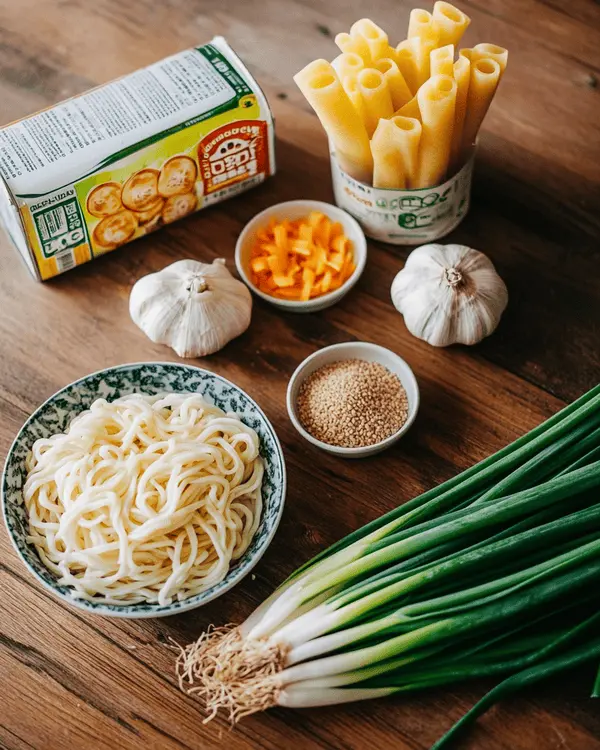 Creamy Miso Udon 2 Noodle Dishes