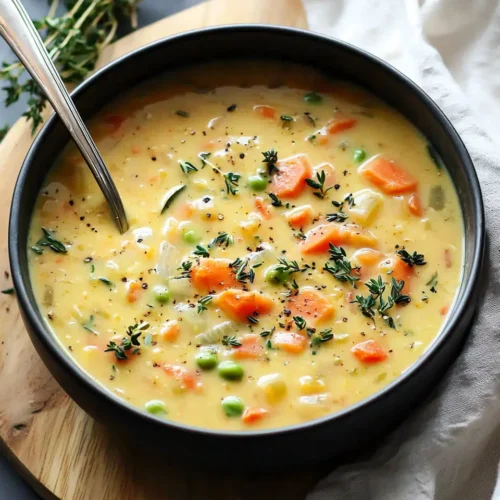 One-Pot Creamy Vegetable Soup