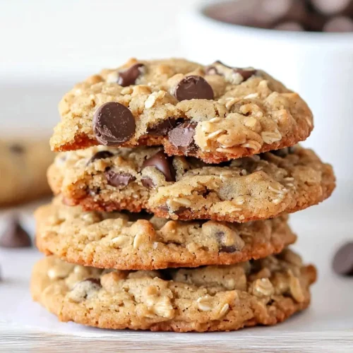 Peanut Butter Oatmeal Chocolate Chip Cookies