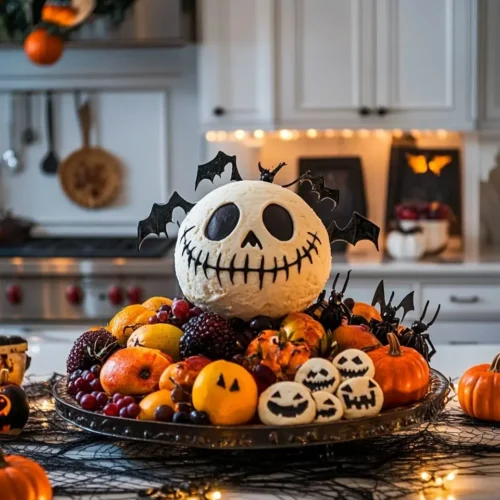 Skellington Cheese Ball Appetizer Recipe 5 Skellington Cheese Ball Appetizer
