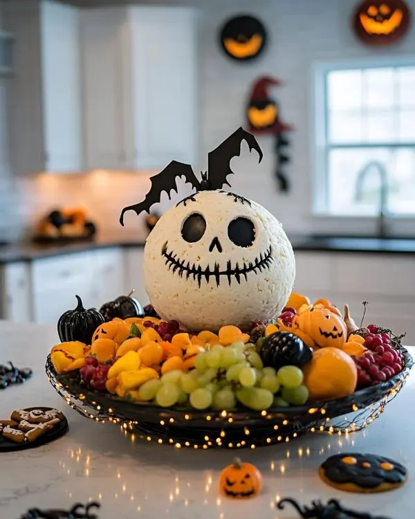 Skellington Cheese Ball Appetizer Recipe 4 Skellington Cheese Ball Appetizer Recipe