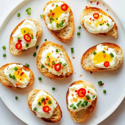 Spicy Honey Drizzled Feta Crostini 5 Spicy Honey Drizzled Feta Crostini
