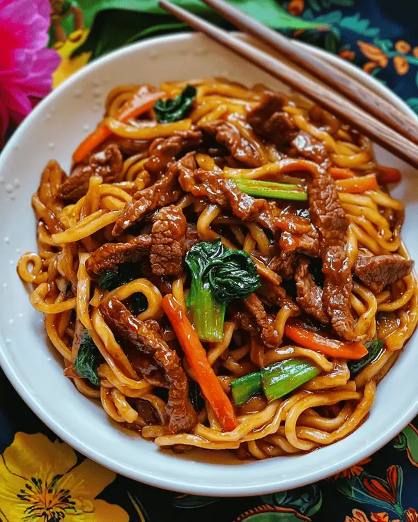Beef Black Pepper Udon 3 Stir-Fry Beef Udon