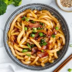 Japanese and Asian Comfort Food Recipes 6 Vegan Garlic Udon Noodles
