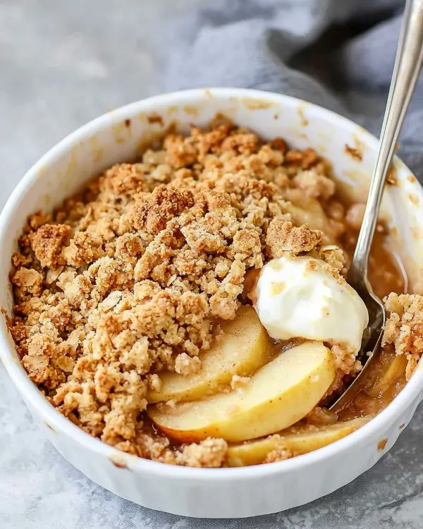 Simple Apple Crumble Recipe 3 apple crisp Recipe