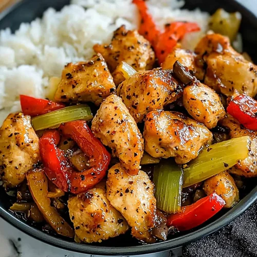 Black Pepper Chicken
