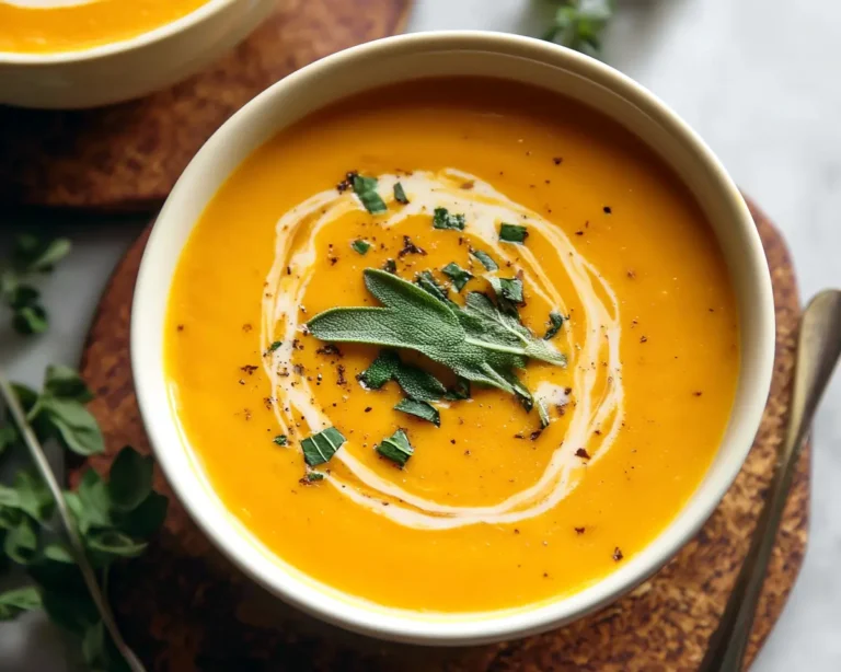 Butternut Squash Sweet Potato Soup