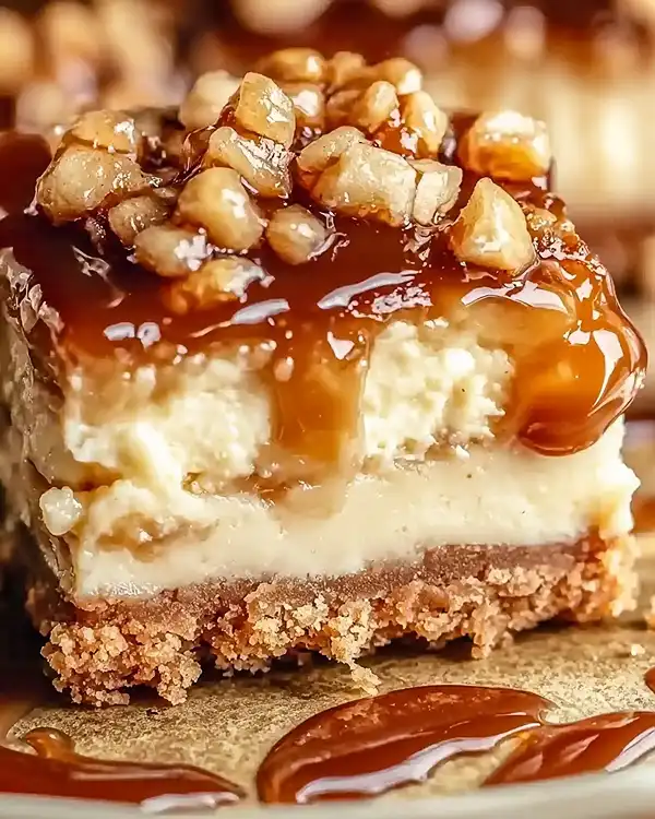 Caramel Apple Cheesecake Bars 2 Caramel Apple Cheesecake Bars Recipe