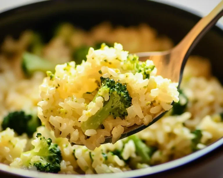 Cheesy Broccoli and Rice Bake
