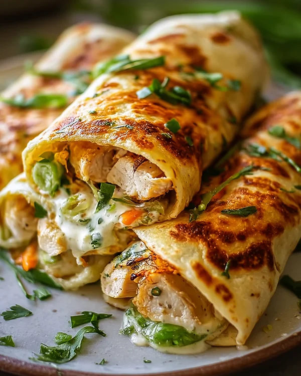Cheesy Garlic Wraps