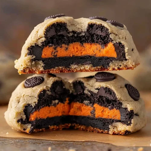 Halloween Oreo Stuffed Chocolate Chip Cookies 5 Halloween Oreo Stuffed Chocolate Chip Cookies
