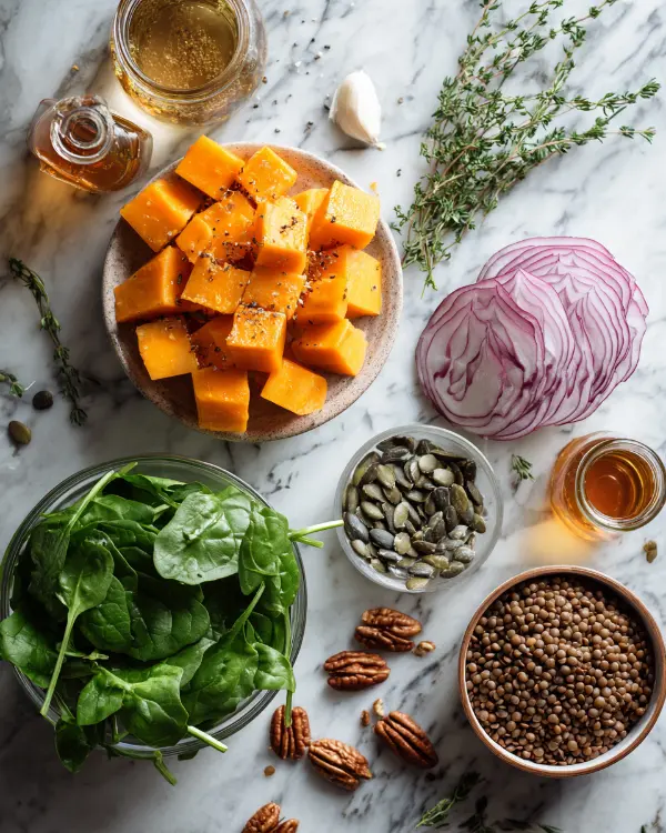 Perfect Roast Pumpkin and Lentil Salad 2 Healthy Buckwheat Dish