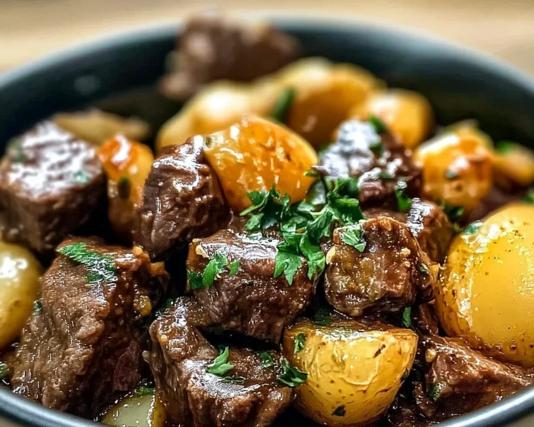 High Protein Slow Cooker Garlic Butter Beef