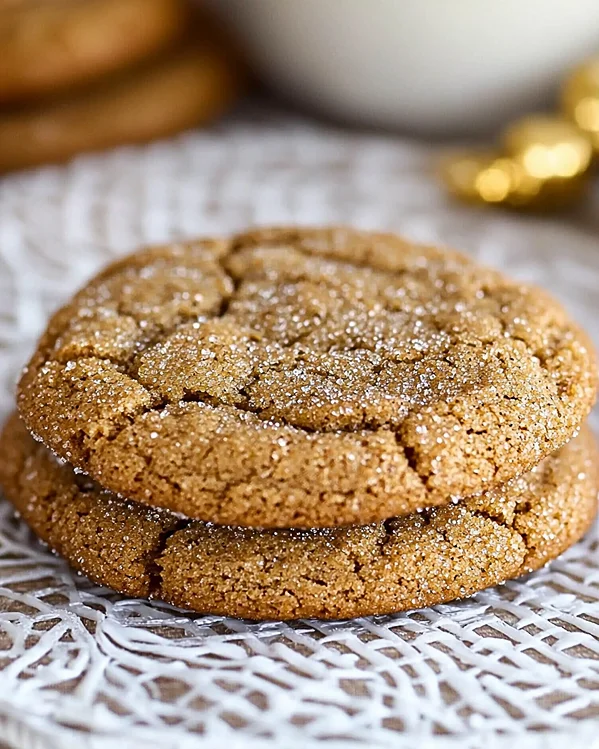 Easy Chewy Gingerdoodle Cookies 2 Holiday Drop Cookies