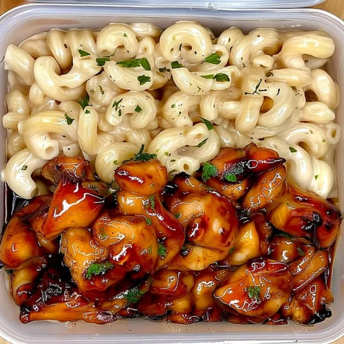 Honey Pepper Chicken Mac and Cheese