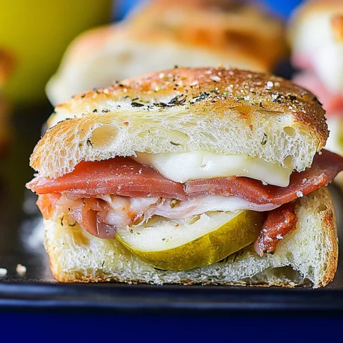 Easy Hot Italian Sub Sliders 5 Hot Italian Sub Sliders