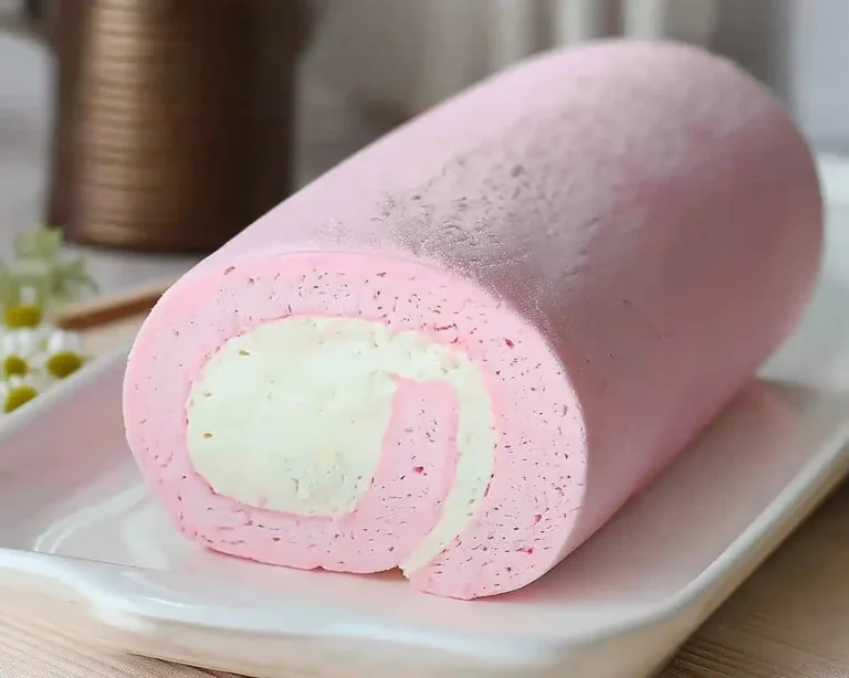 Japanese Cotton Candy Swiss Cake Roll