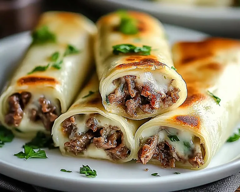 Keto Philly Cheesesteak Roll Ups