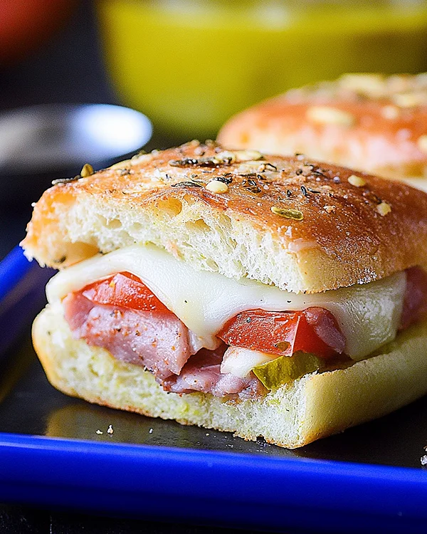 Easy Hot Italian Sub Sliders 3 Mini Slider Sandwiches