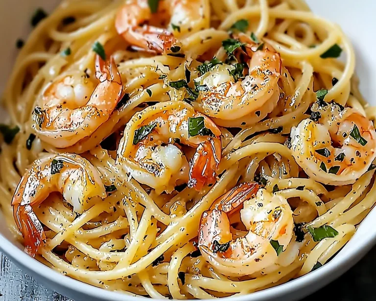 One-Pot Garlic Butter Shrimp Pasta