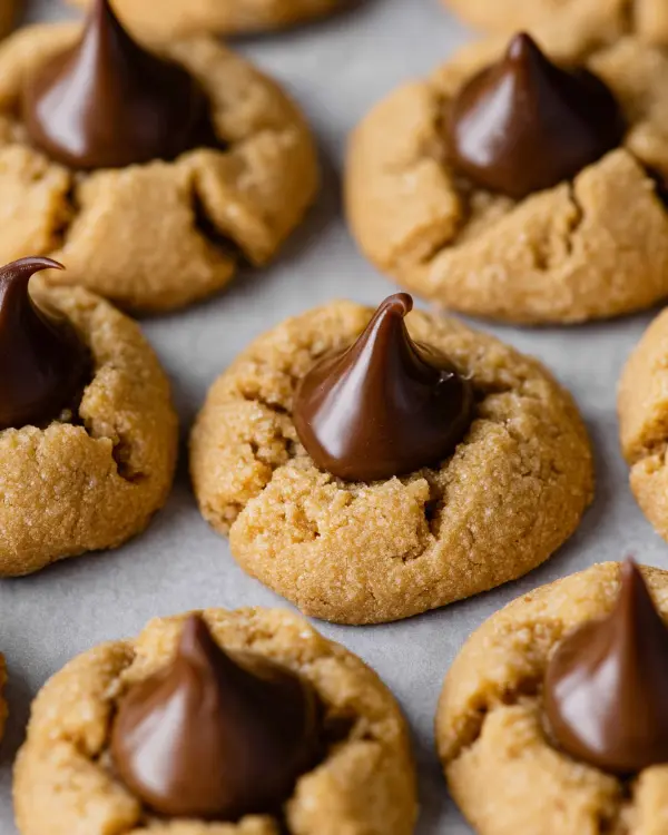 Classic Peanut Butter Blossoms 3 Peanut Butter Kiss Cookies