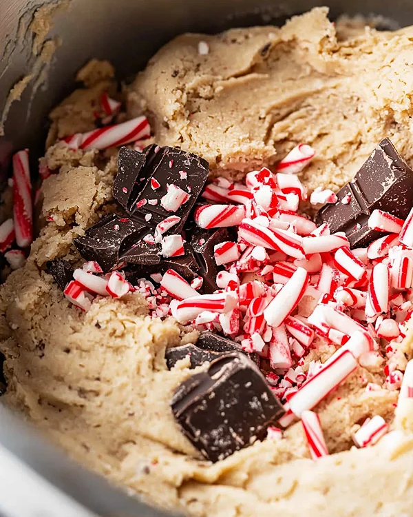 Crushed Peppermint Candy Cookies 3 Peppermint Chocolate Chip Cookies