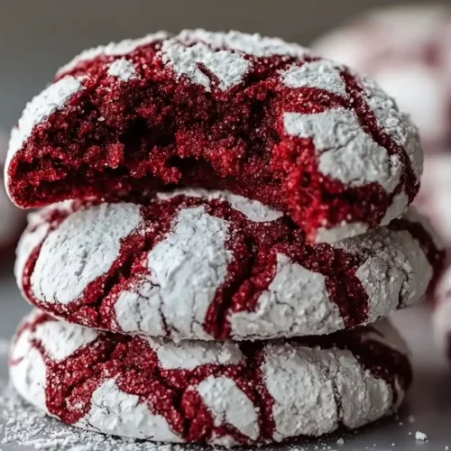 Red Velvet Crinkle Cookies 4 Red Velvet Crinkle Cookies