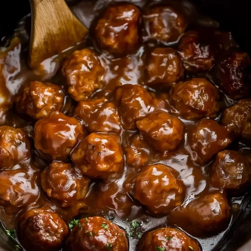Slow Cooker Salisbury Steak Meatballs 4 Slow Cooker Salisbury Steak Meatballs